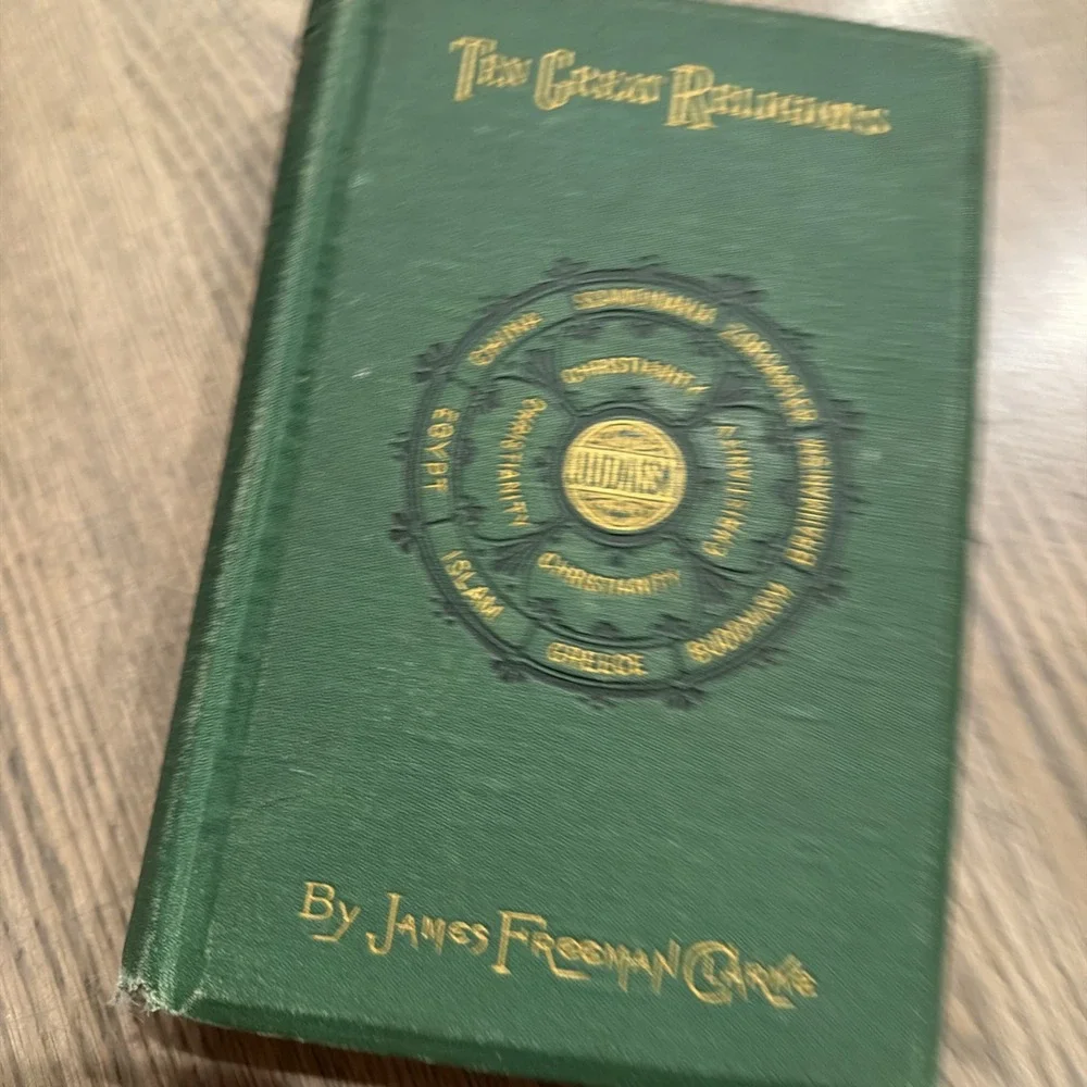 Ten‎ Great Religions (1871)  An Essay in Comparative Theology Rare Book OOP